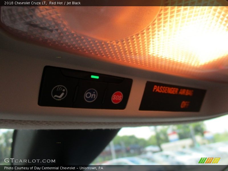 Red Hot / Jet Black 2018 Chevrolet Cruze LT
