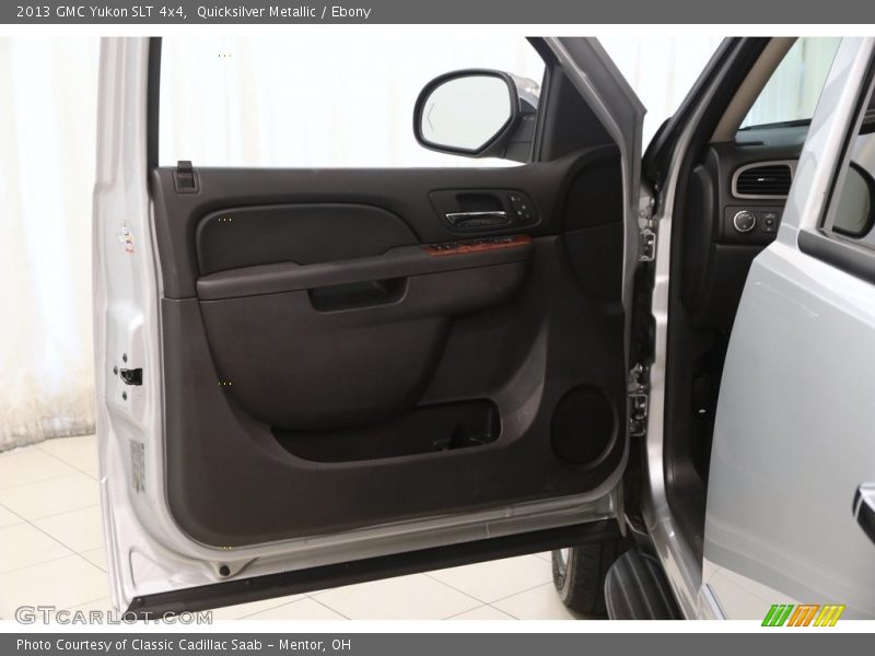 Quicksilver Metallic / Ebony 2013 GMC Yukon SLT 4x4