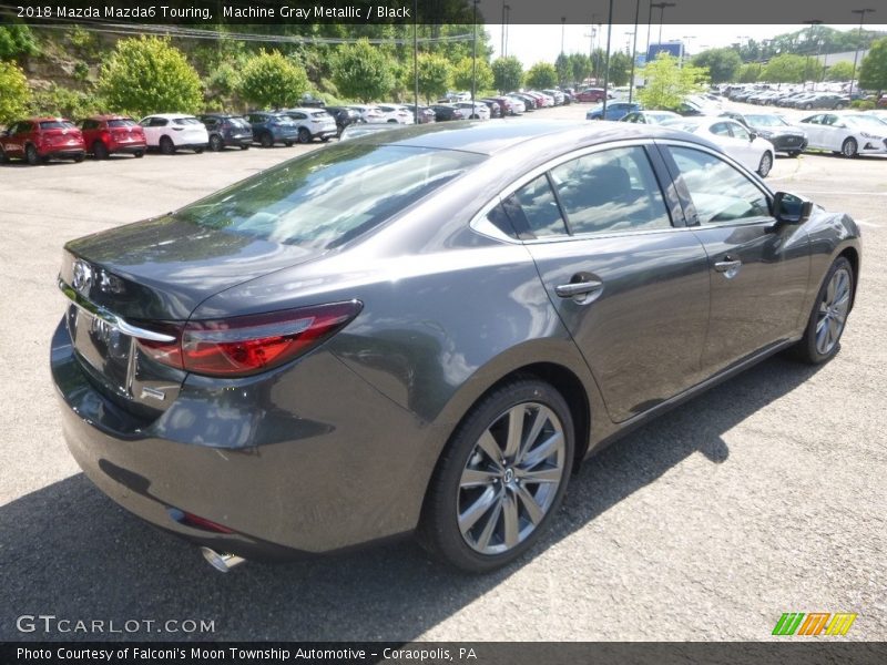 Machine Gray Metallic / Black 2018 Mazda Mazda6 Touring