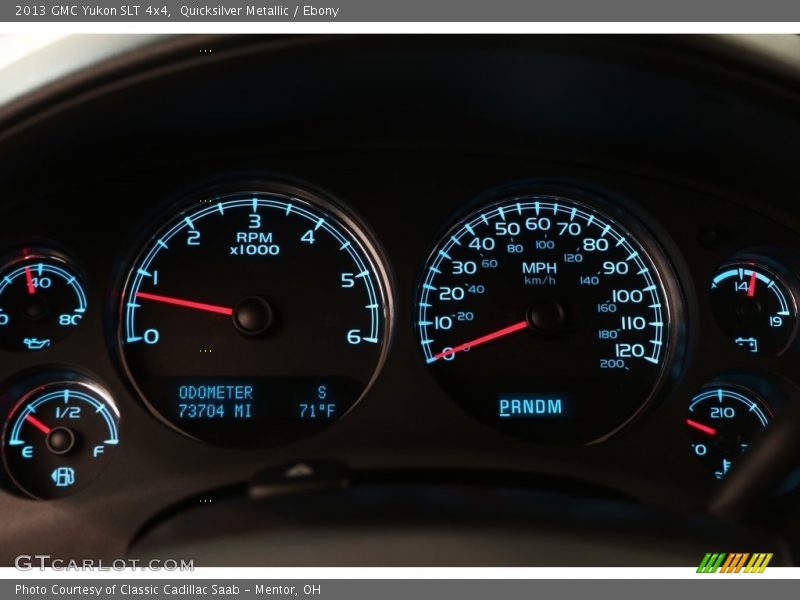 Quicksilver Metallic / Ebony 2013 GMC Yukon SLT 4x4