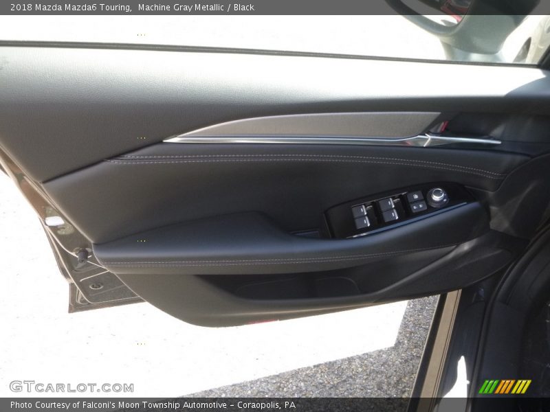 Machine Gray Metallic / Black 2018 Mazda Mazda6 Touring