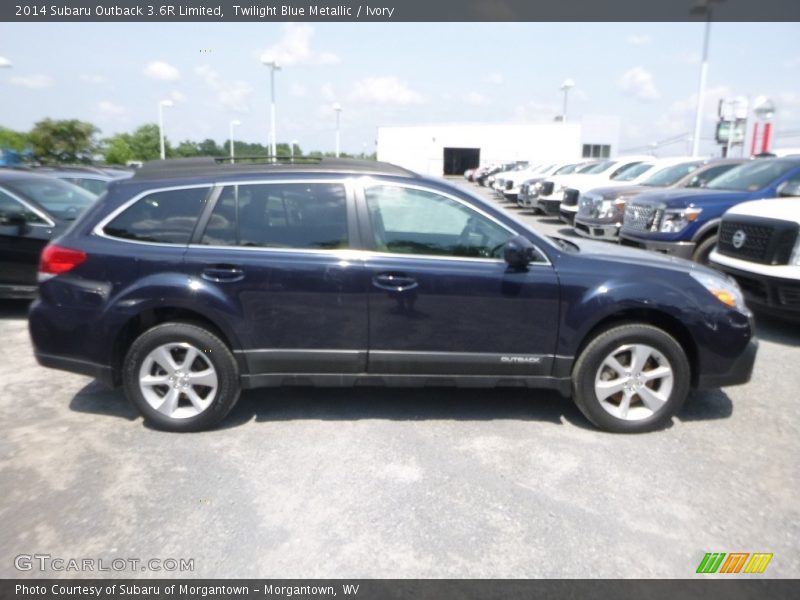 Twilight Blue Metallic / Ivory 2014 Subaru Outback 3.6R Limited