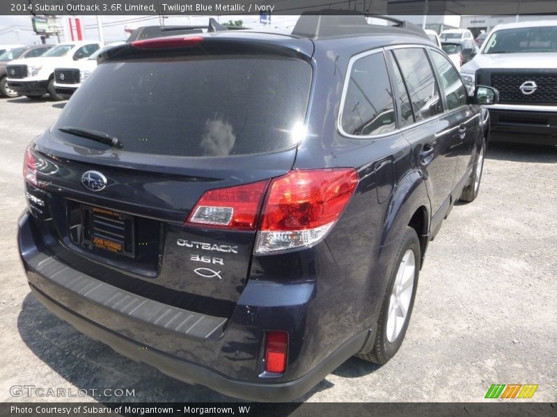 Twilight Blue Metallic / Ivory 2014 Subaru Outback 3.6R Limited