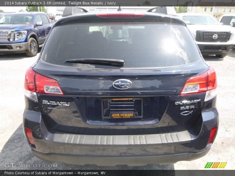 Twilight Blue Metallic / Ivory 2014 Subaru Outback 3.6R Limited