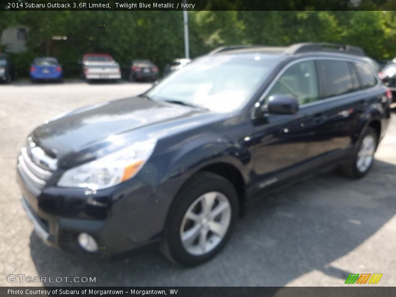 Twilight Blue Metallic / Ivory 2014 Subaru Outback 3.6R Limited