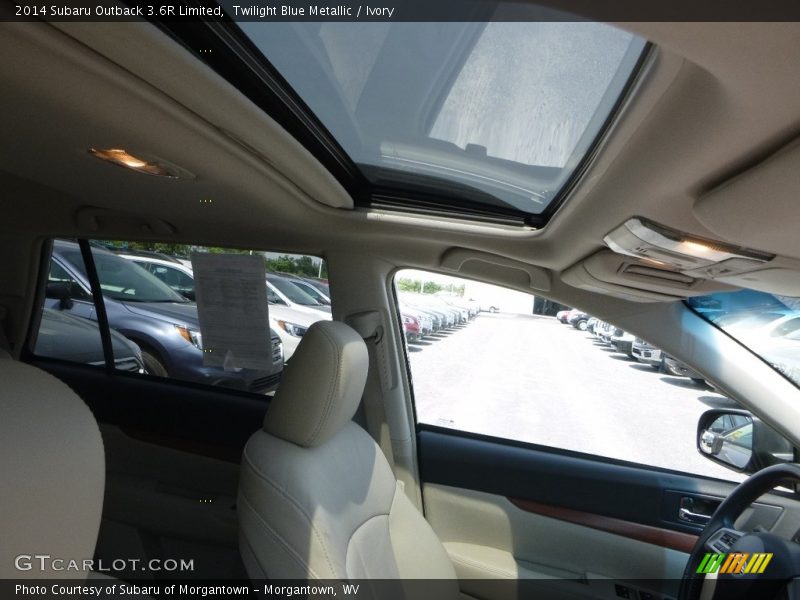 Twilight Blue Metallic / Ivory 2014 Subaru Outback 3.6R Limited