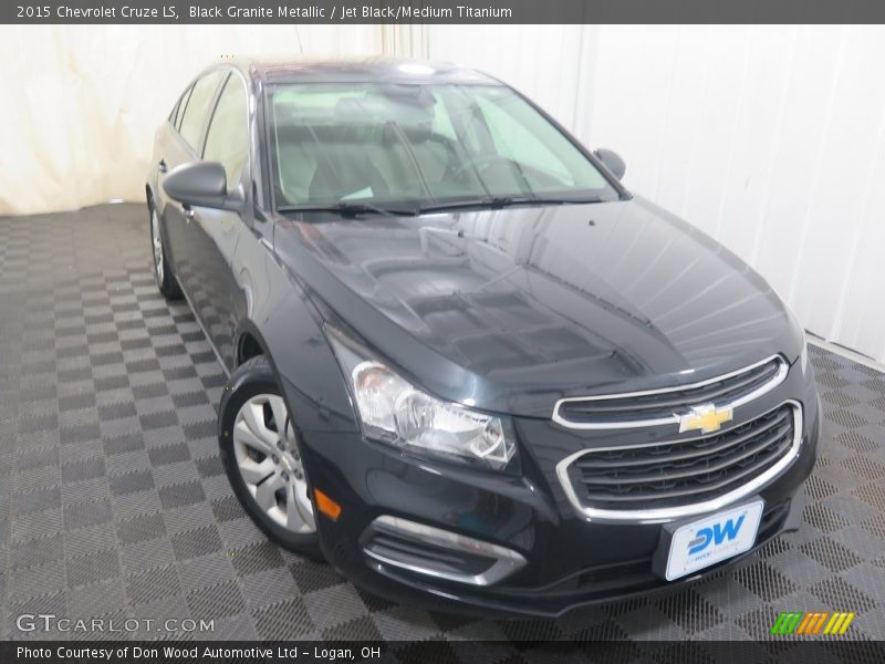 Black Granite Metallic / Jet Black/Medium Titanium 2015 Chevrolet Cruze LS