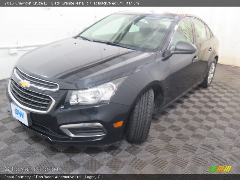 Black Granite Metallic / Jet Black/Medium Titanium 2015 Chevrolet Cruze LS