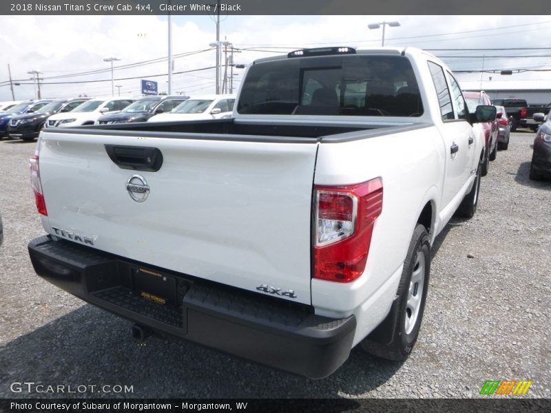 Glacier White / Black 2018 Nissan Titan S Crew Cab 4x4