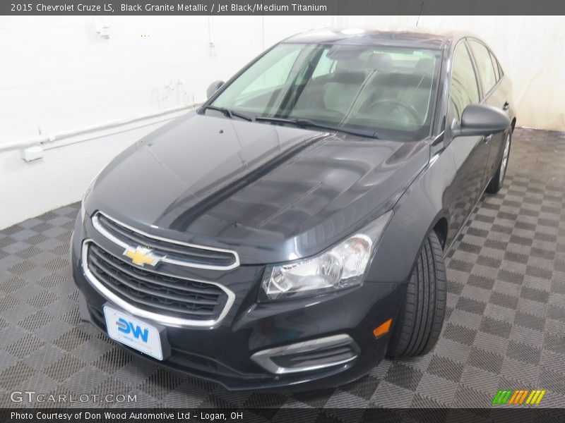 Black Granite Metallic / Jet Black/Medium Titanium 2015 Chevrolet Cruze LS