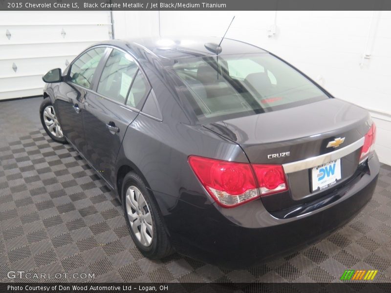 Black Granite Metallic / Jet Black/Medium Titanium 2015 Chevrolet Cruze LS