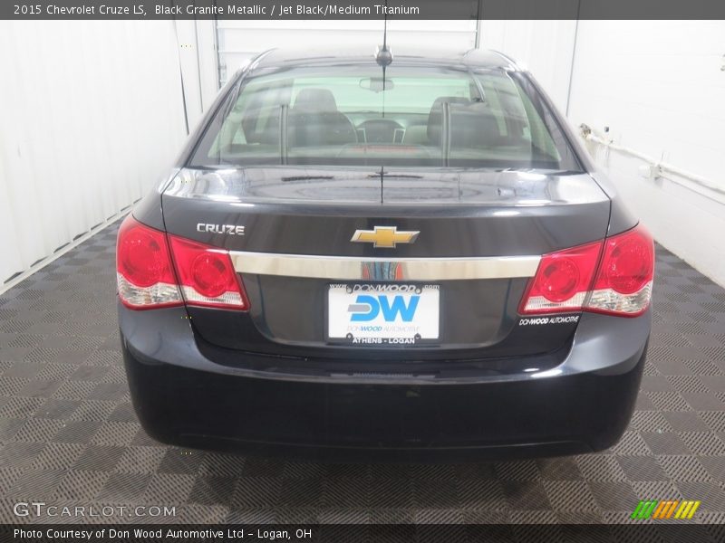 Black Granite Metallic / Jet Black/Medium Titanium 2015 Chevrolet Cruze LS