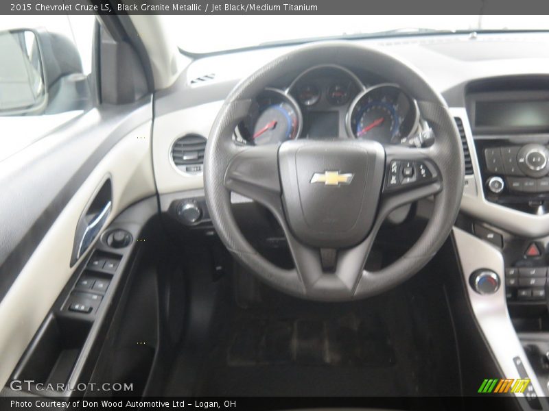 Black Granite Metallic / Jet Black/Medium Titanium 2015 Chevrolet Cruze LS
