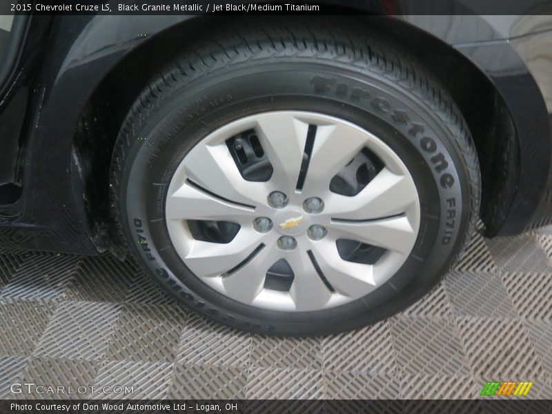 Black Granite Metallic / Jet Black/Medium Titanium 2015 Chevrolet Cruze LS