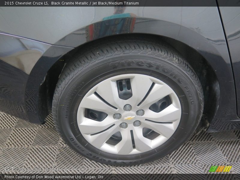 Black Granite Metallic / Jet Black/Medium Titanium 2015 Chevrolet Cruze LS