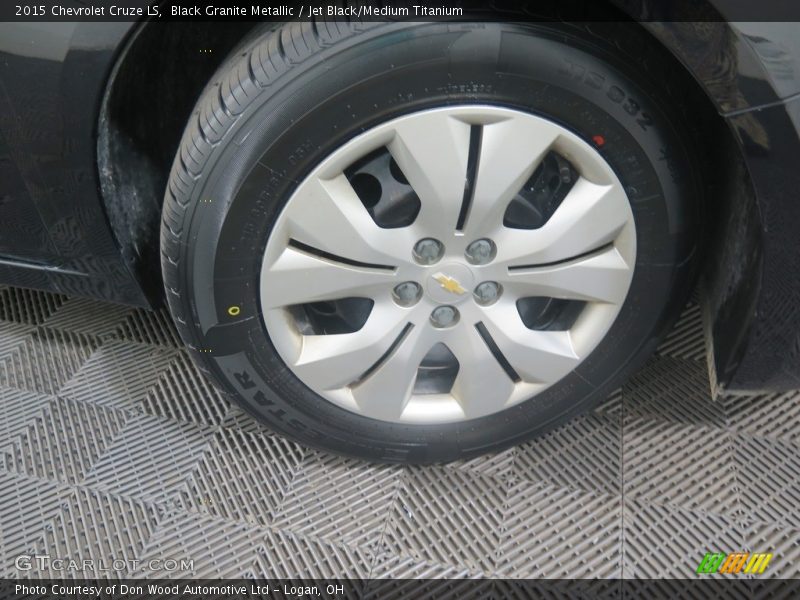 Black Granite Metallic / Jet Black/Medium Titanium 2015 Chevrolet Cruze LS