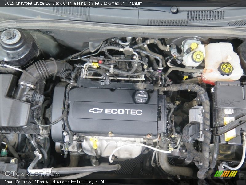 Black Granite Metallic / Jet Black/Medium Titanium 2015 Chevrolet Cruze LS
