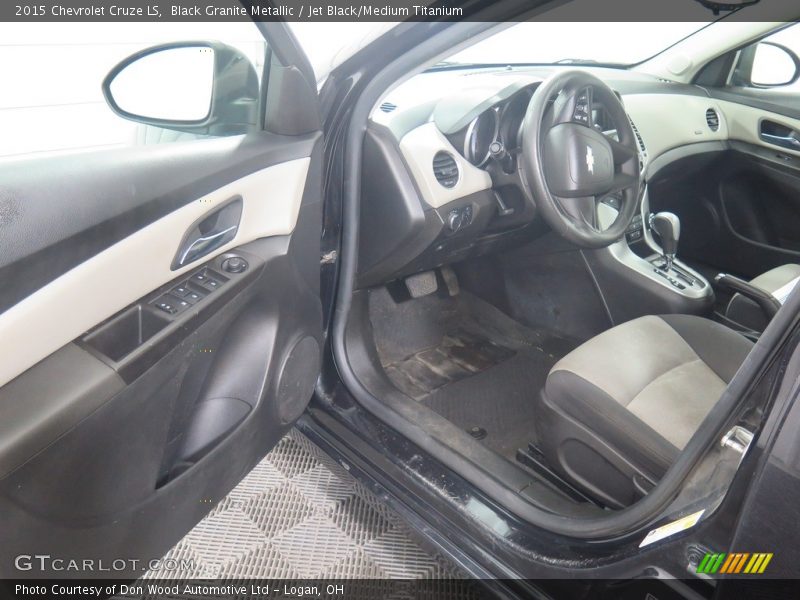 Black Granite Metallic / Jet Black/Medium Titanium 2015 Chevrolet Cruze LS