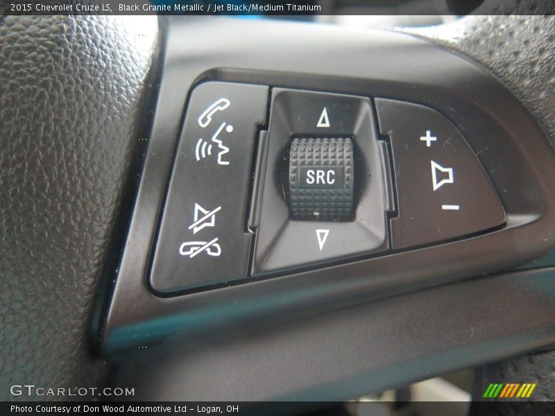Black Granite Metallic / Jet Black/Medium Titanium 2015 Chevrolet Cruze LS