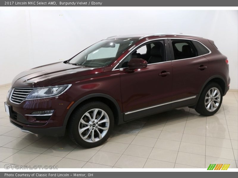 Burgundy Velvet / Ebony 2017 Lincoln MKC Select AWD