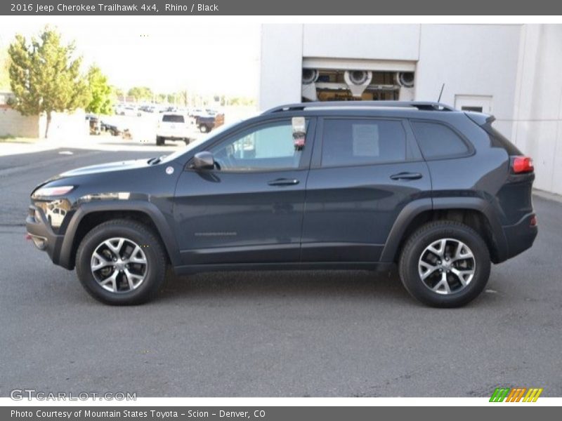Rhino / Black 2016 Jeep Cherokee Trailhawk 4x4