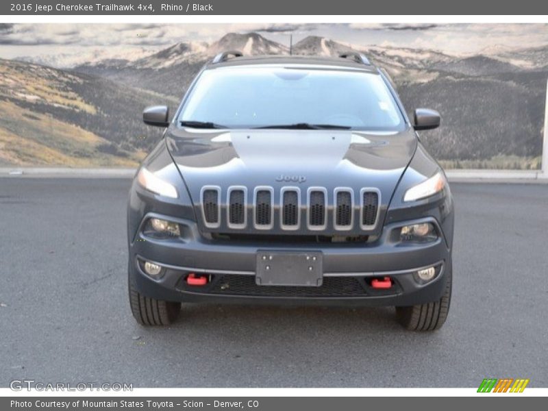 Rhino / Black 2016 Jeep Cherokee Trailhawk 4x4