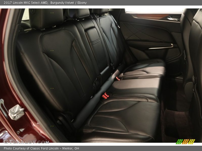 Burgundy Velvet / Ebony 2017 Lincoln MKC Select AWD