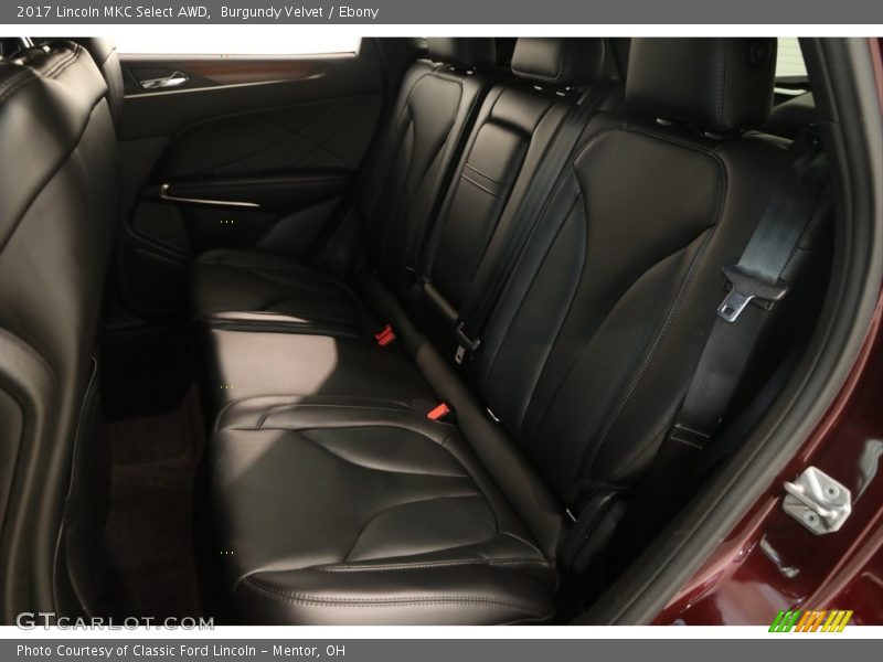 Burgundy Velvet / Ebony 2017 Lincoln MKC Select AWD