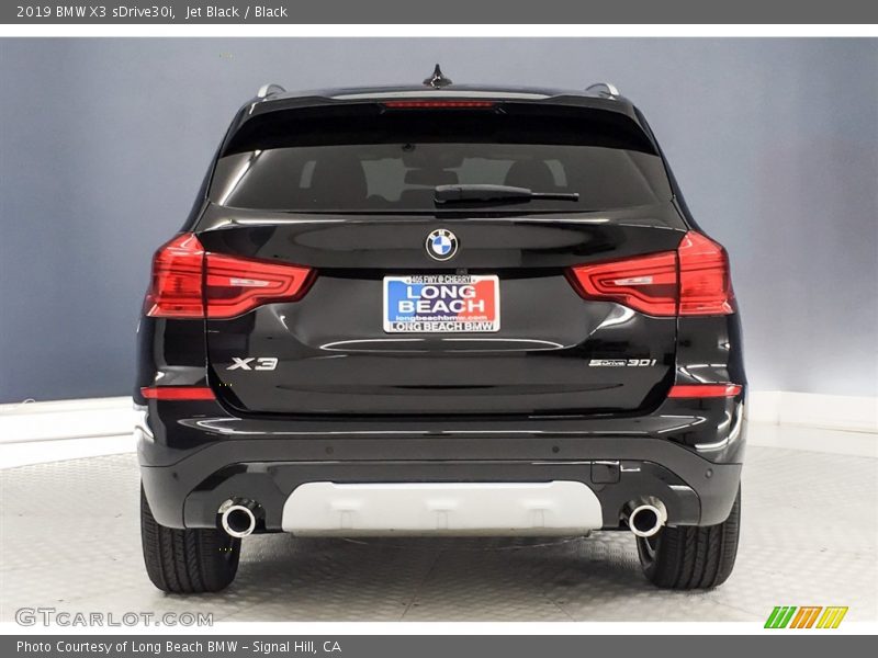 Jet Black / Black 2019 BMW X3 sDrive30i