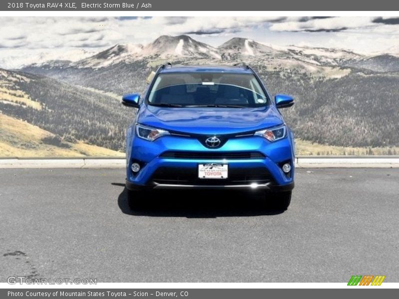 Electric Storm Blue / Ash 2018 Toyota RAV4 XLE