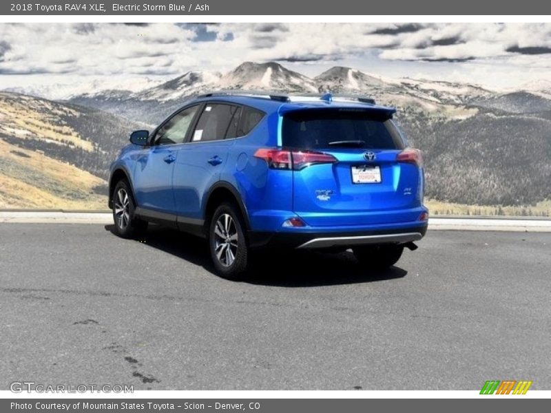 Electric Storm Blue / Ash 2018 Toyota RAV4 XLE