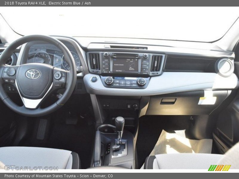 Electric Storm Blue / Ash 2018 Toyota RAV4 XLE