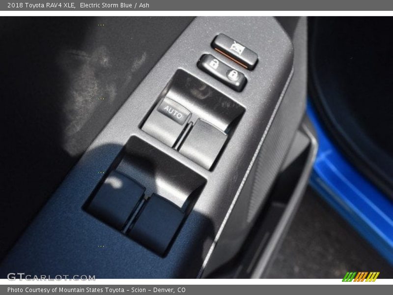 Electric Storm Blue / Ash 2018 Toyota RAV4 XLE