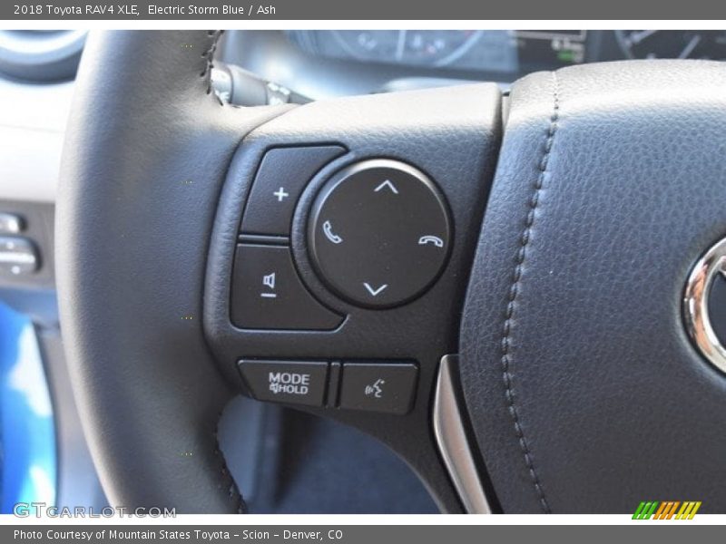 Electric Storm Blue / Ash 2018 Toyota RAV4 XLE