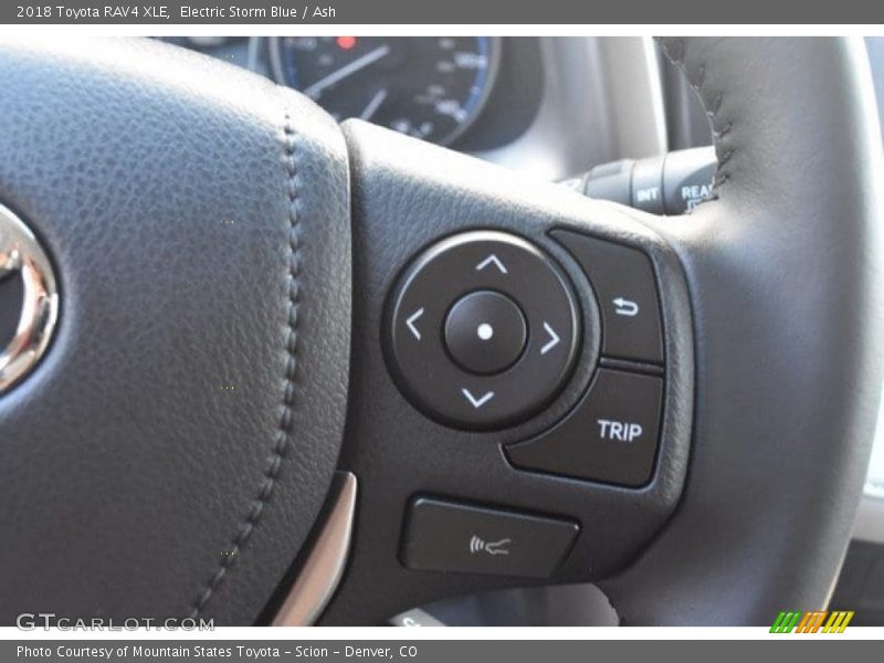 Electric Storm Blue / Ash 2018 Toyota RAV4 XLE