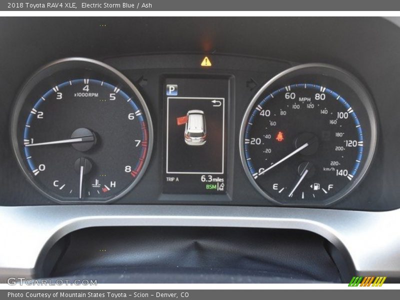 Electric Storm Blue / Ash 2018 Toyota RAV4 XLE