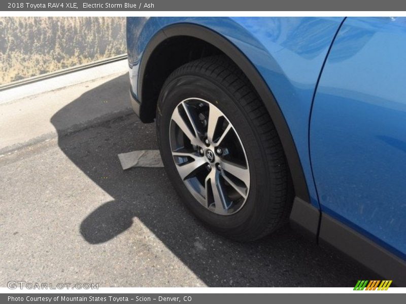 Electric Storm Blue / Ash 2018 Toyota RAV4 XLE