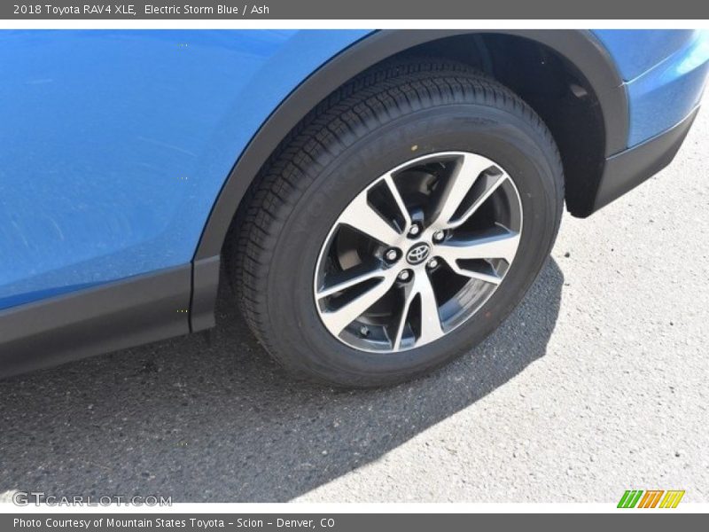 Electric Storm Blue / Ash 2018 Toyota RAV4 XLE