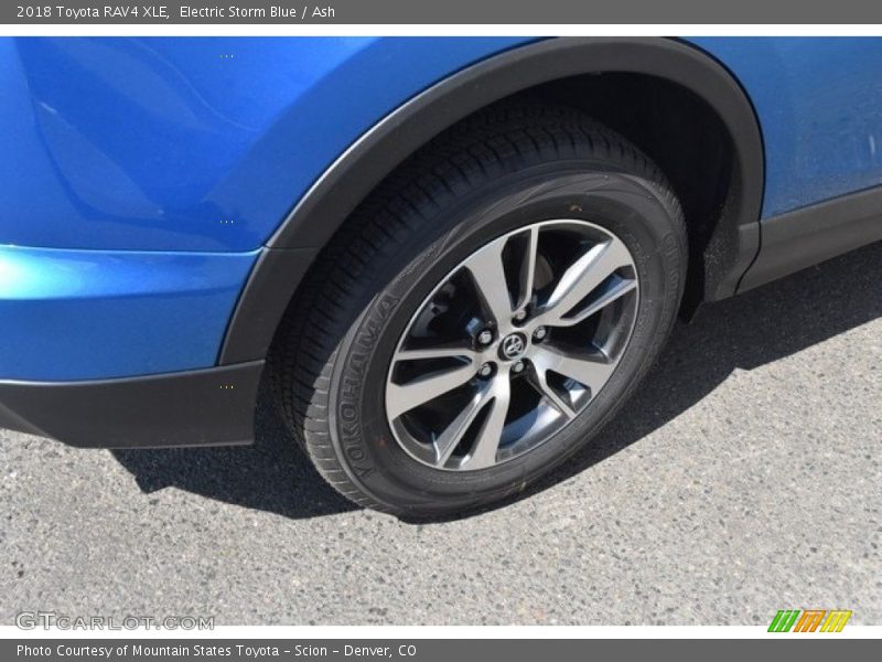 Electric Storm Blue / Ash 2018 Toyota RAV4 XLE