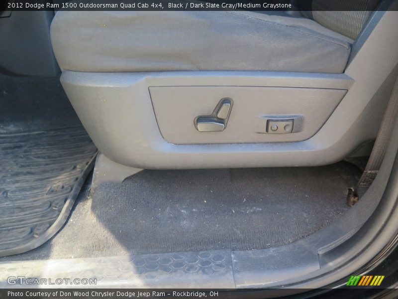 Black / Dark Slate Gray/Medium Graystone 2012 Dodge Ram 1500 Outdoorsman Quad Cab 4x4