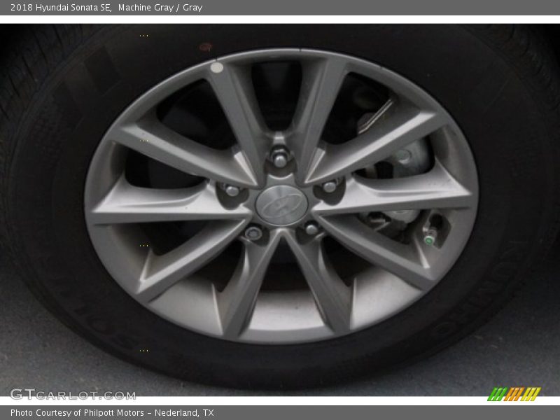 Machine Gray / Gray 2018 Hyundai Sonata SE