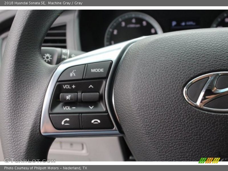 Machine Gray / Gray 2018 Hyundai Sonata SE