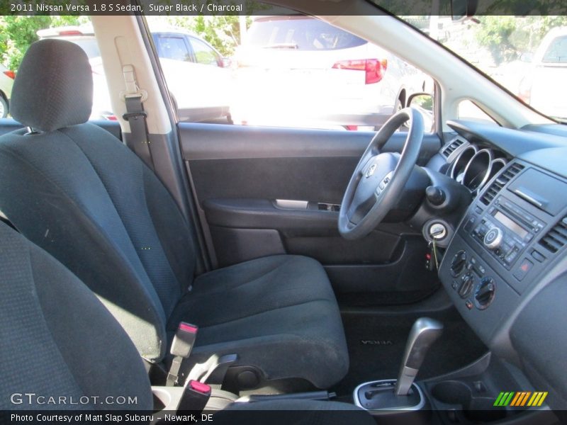 Super Black / Charcoal 2011 Nissan Versa 1.8 S Sedan