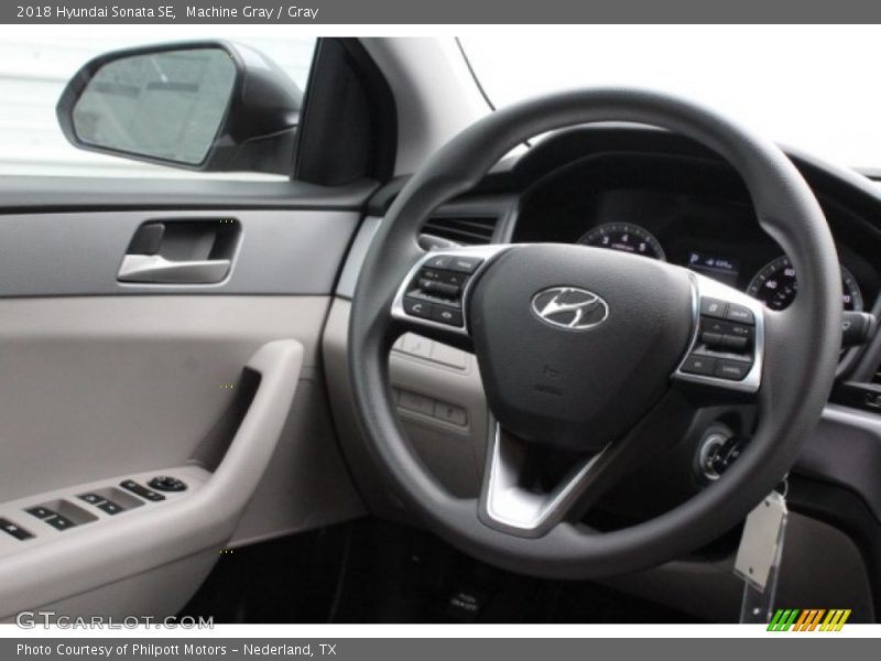 Machine Gray / Gray 2018 Hyundai Sonata SE