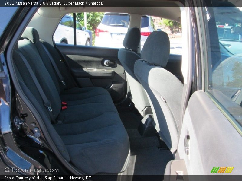 Super Black / Charcoal 2011 Nissan Versa 1.8 S Sedan