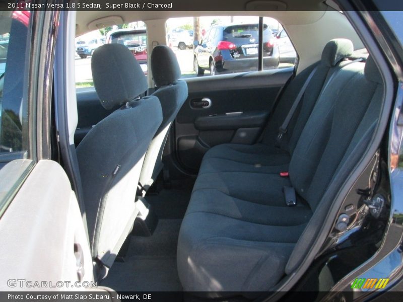 Super Black / Charcoal 2011 Nissan Versa 1.8 S Sedan