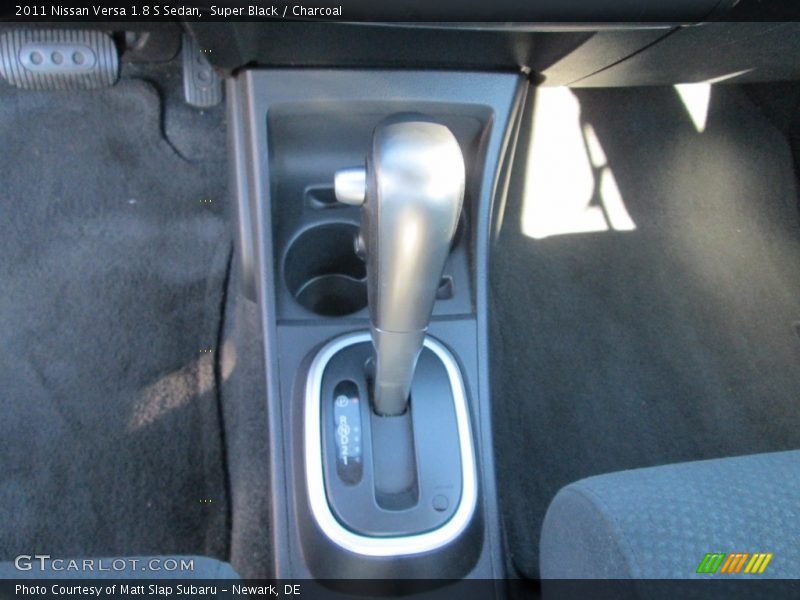 Super Black / Charcoal 2011 Nissan Versa 1.8 S Sedan