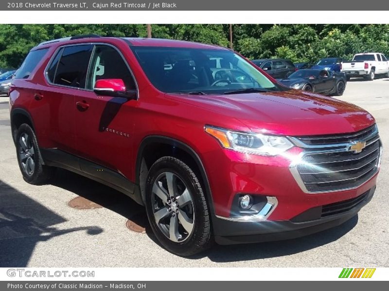 Cajun Red Tintcoat / Jet Black 2018 Chevrolet Traverse LT