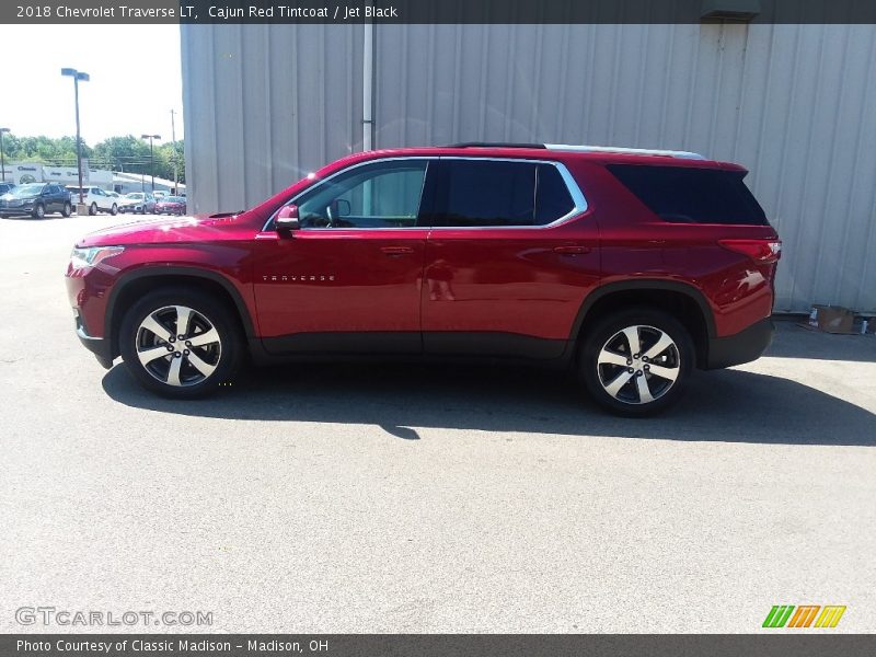Cajun Red Tintcoat / Jet Black 2018 Chevrolet Traverse LT