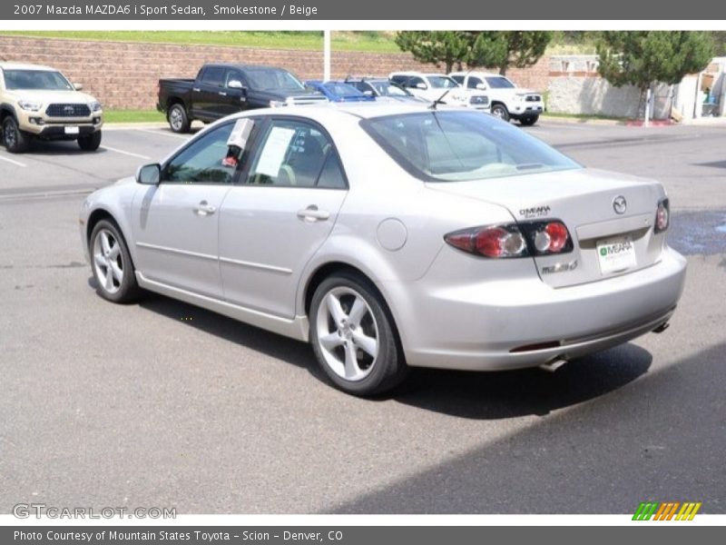 Smokestone / Beige 2007 Mazda MAZDA6 i Sport Sedan